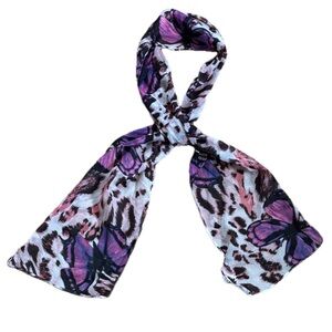New Ganz Style 101 Butterfly & Leopard Spots Fashion  Headband Scarf Hippie Boho
